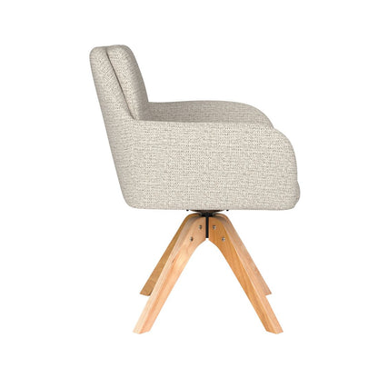 White Label Living Eetkamerstoel Pete Wit Hout