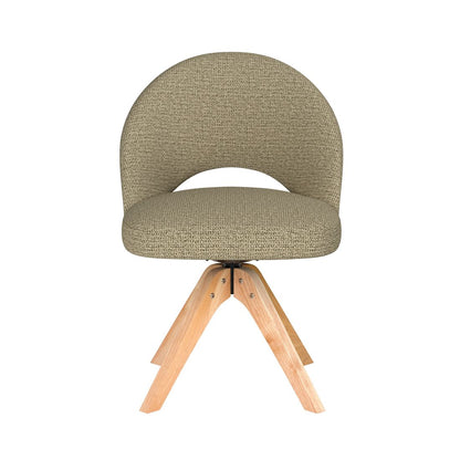 White Label Living Eetkamerstoel Mick Groen Hout