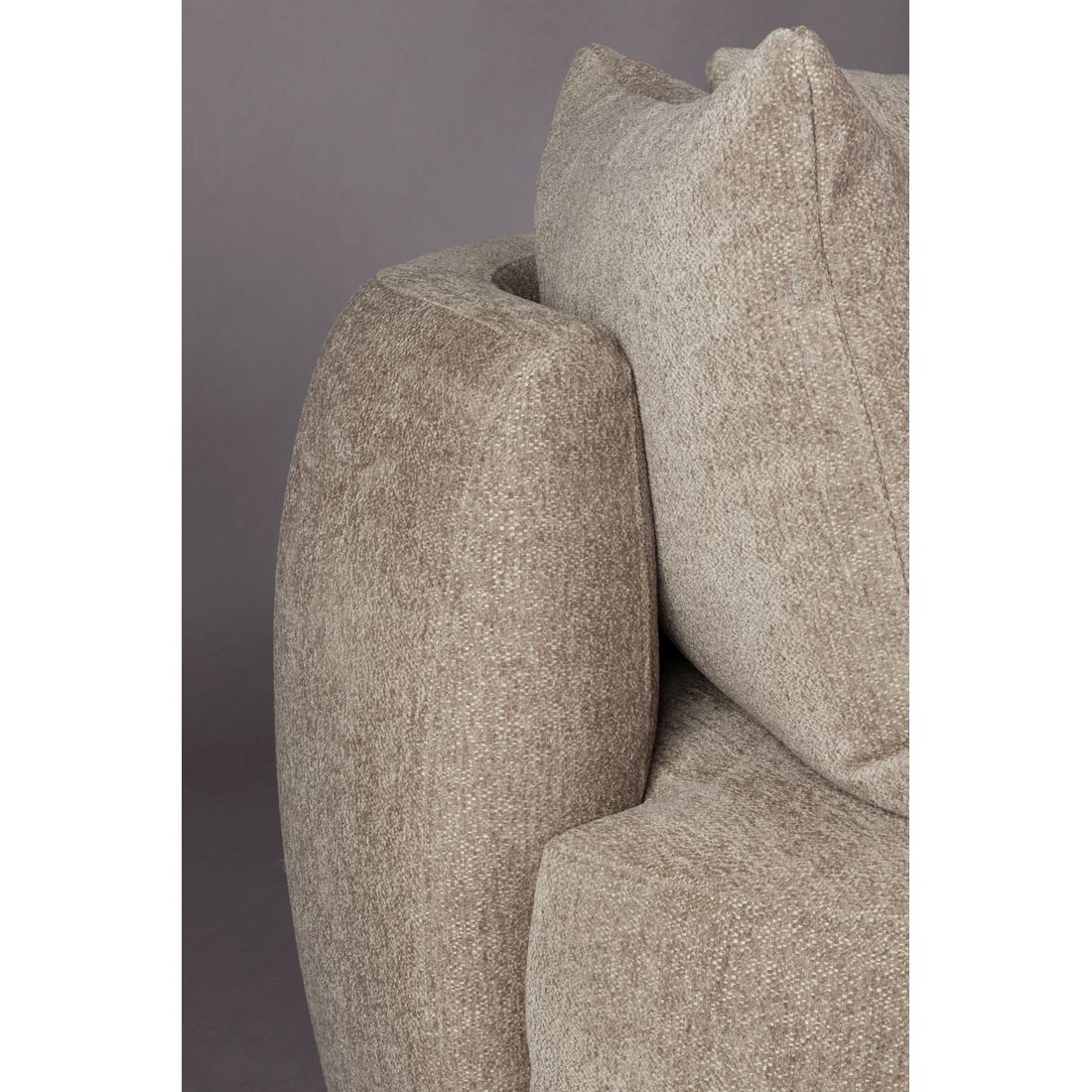 Dutchbone 4.5-zits Bank Rocca Cappuccino