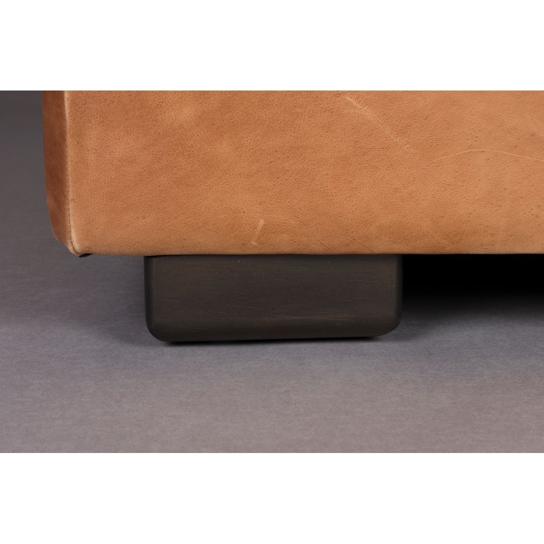 Dutchbone 3-zits Bank Douglas Wax Leer Cognac