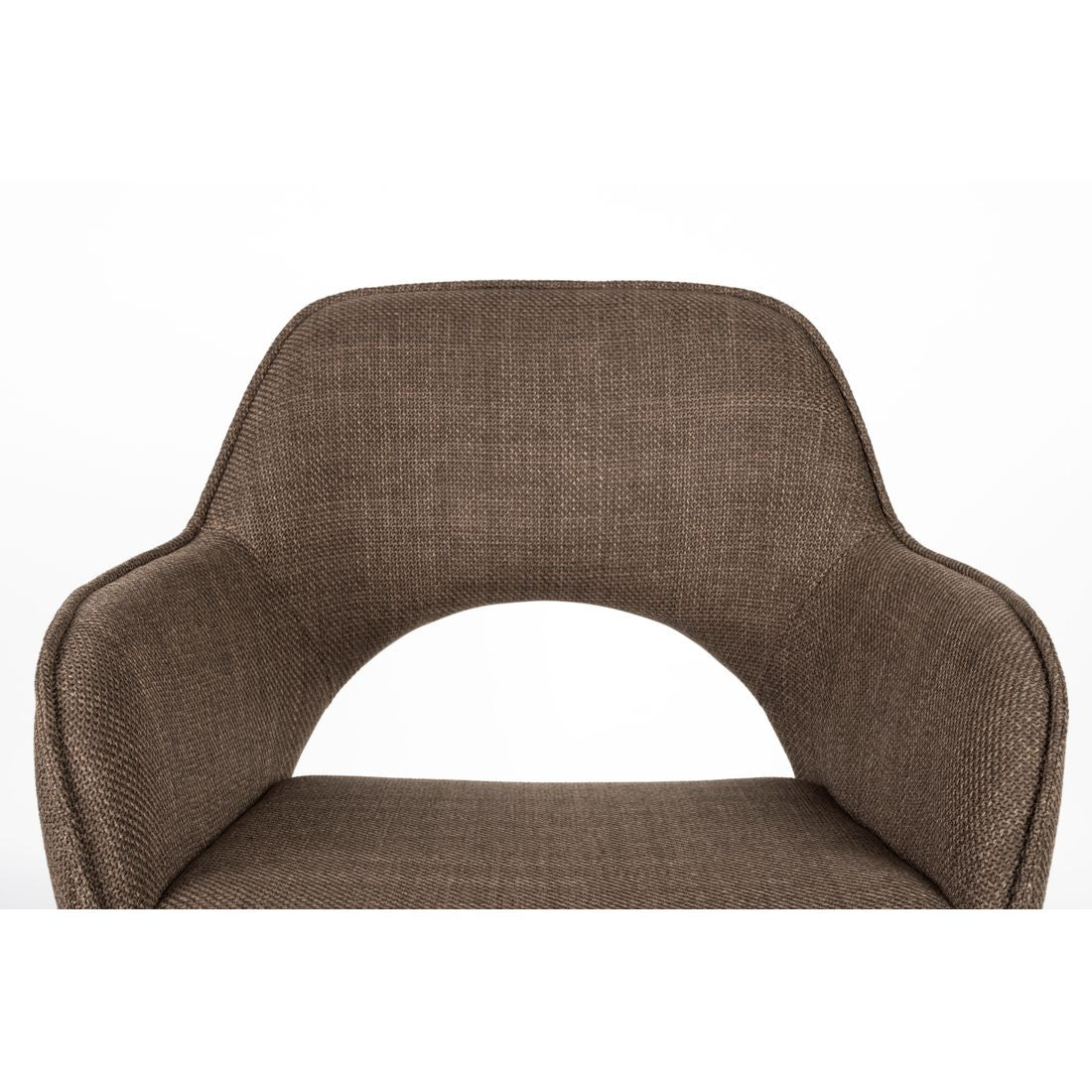 White Label Living Eetkamerstoel Toye Bruin