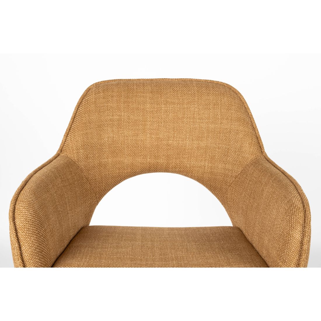 White Label Living Eetkamerstoel Toye Okergeel