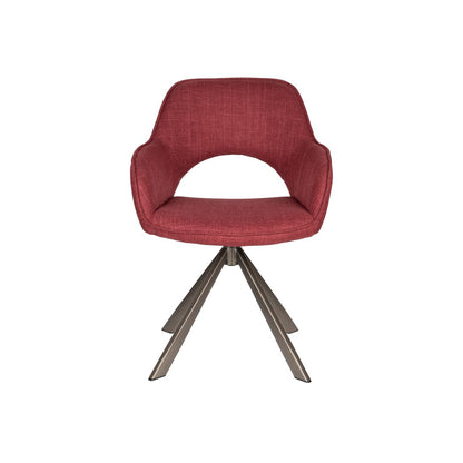 White Label Living Eetkamerstoel Toye Red