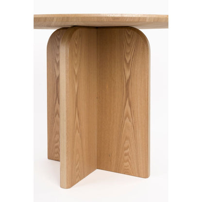 White Label Living Eettafel Laurent Rond 120cm Naturel