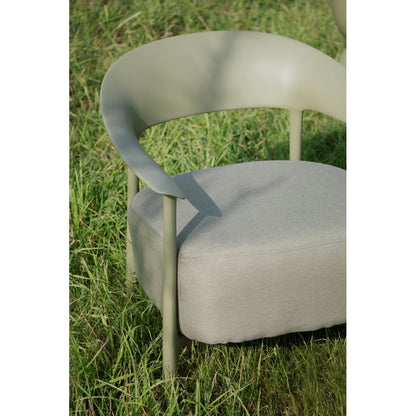 White Label Living Fauteuil Buiten Vita Groen