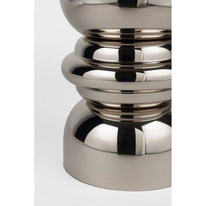 White Label Living Bijzettafel Kinga Zilver