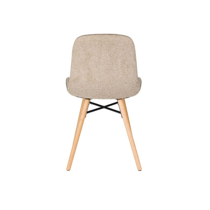 White Label Living Eetkamerstoel Lester Bruin