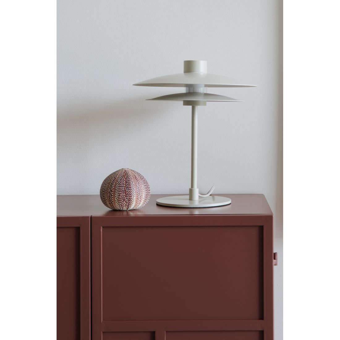 White Label Living Tafellamp Wubbo Beige