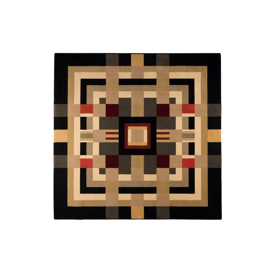 Bold Monkey Vloerkleed Urban Maze 160x160cm