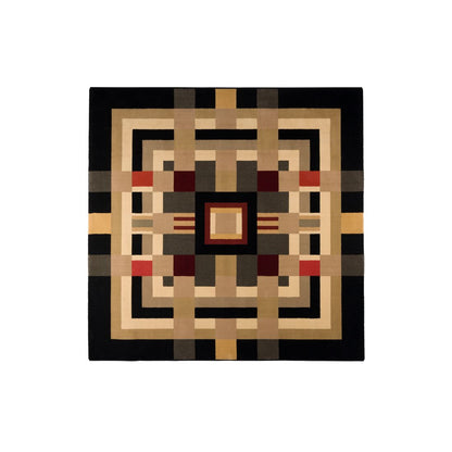 Bold Monkey Vloerkleed Urban Maze 160x160cm