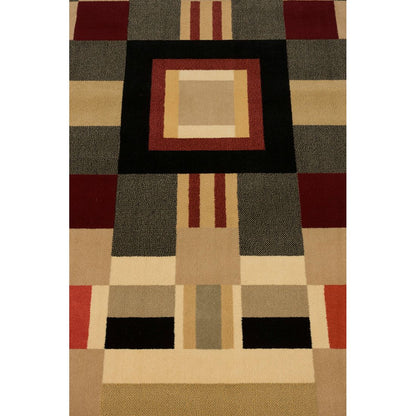 Bold Monkey Vloerkleed Urban Maze 160x160cm