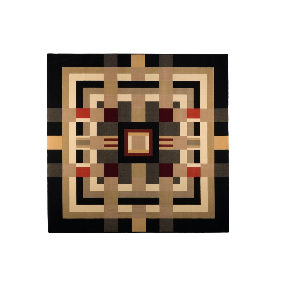 Bold Monkey Vloerkleed Urban Maze 200x200cm