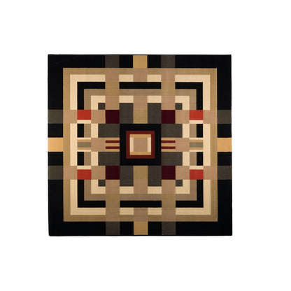 Bold Monkey Vloerkleed Urban Maze 200x200cm