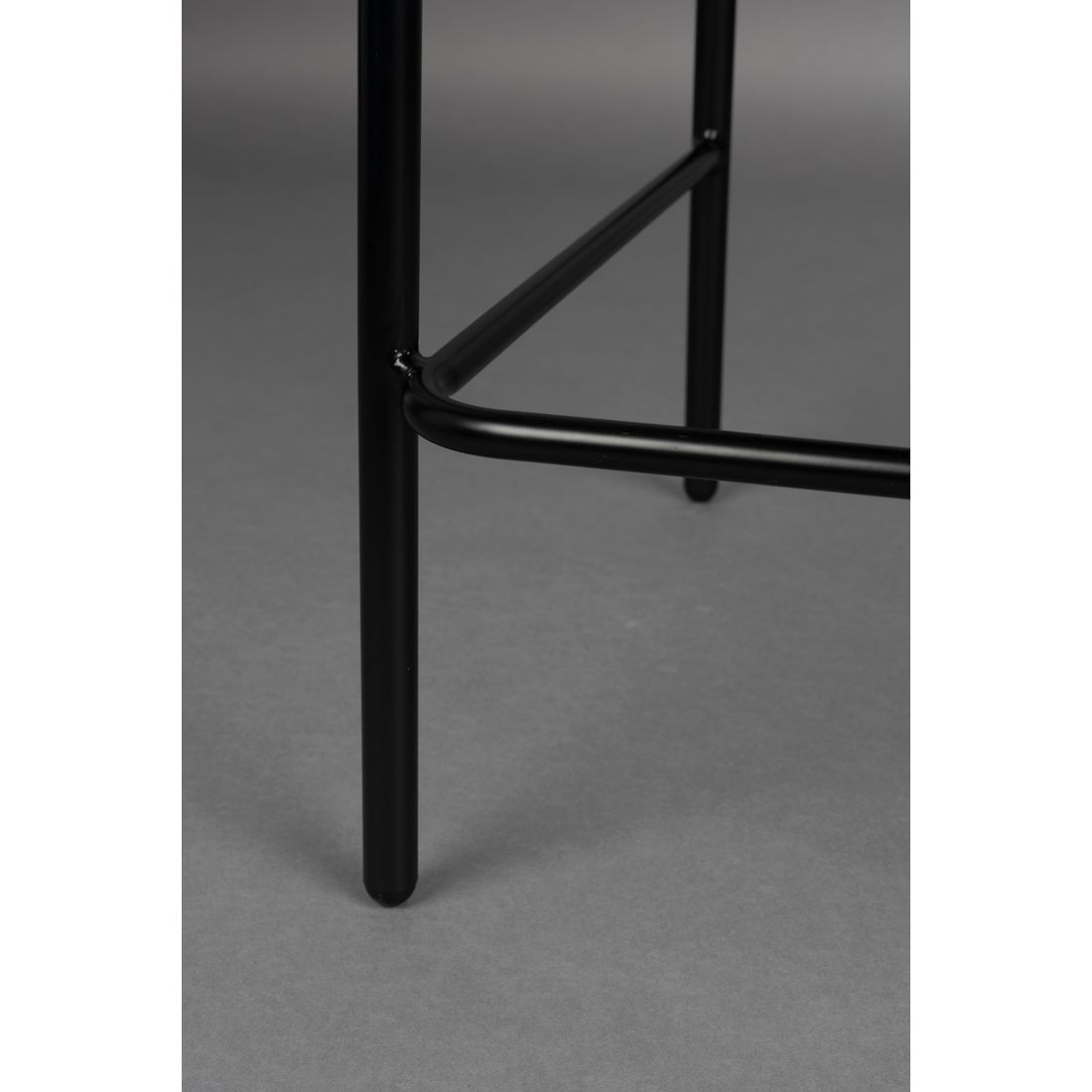 Dutchbone Barkruk Rodin Bouclé Zwart