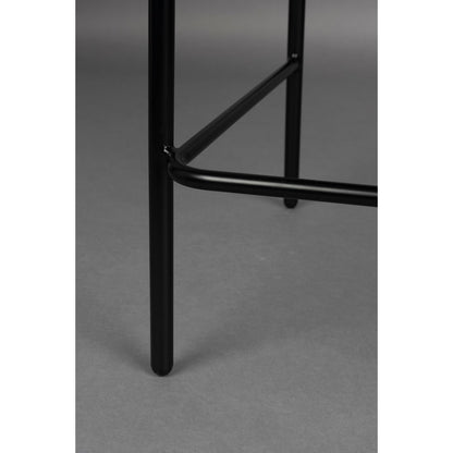 Dutchbone Barkruk Rodin Bouclé Zwart