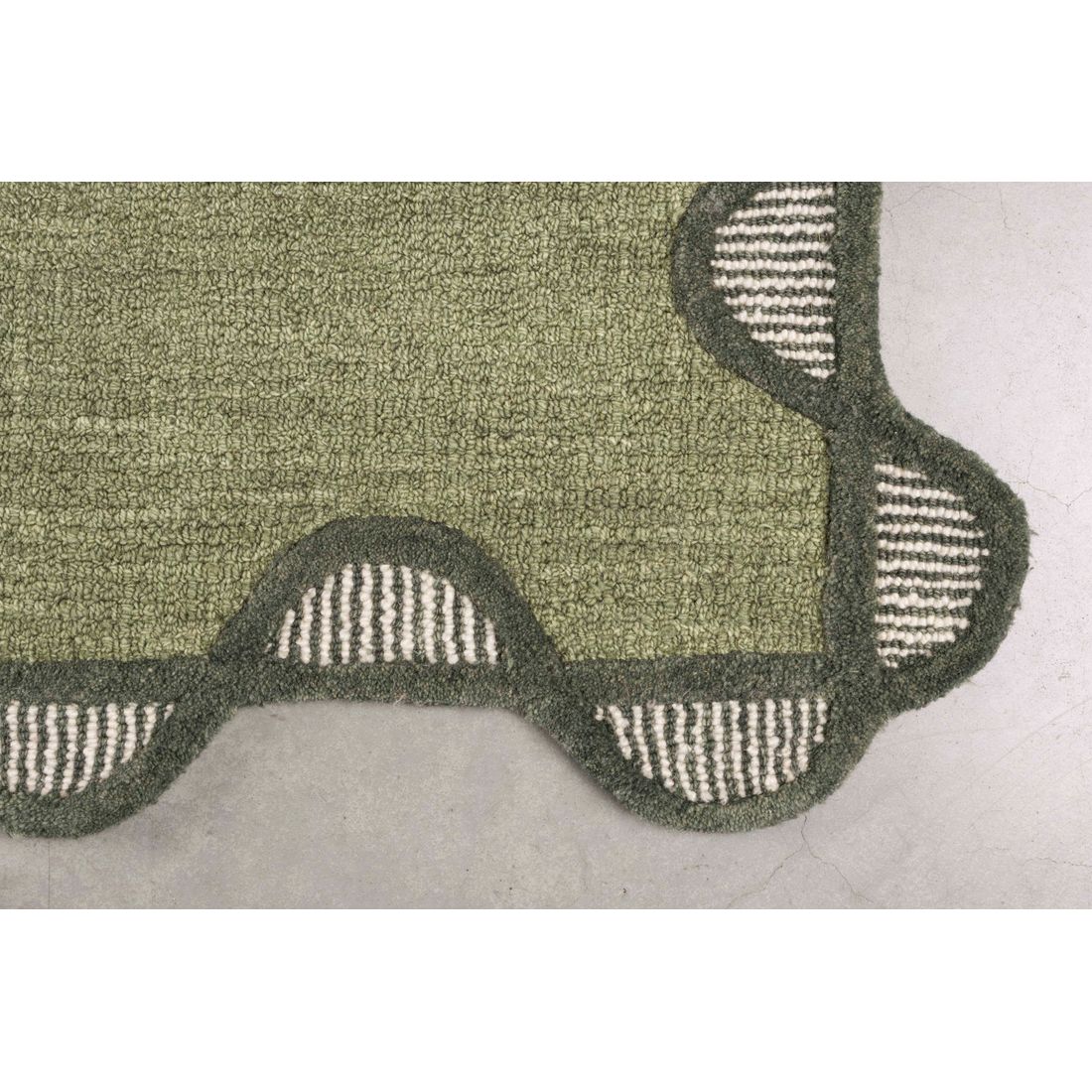 Bold Monkey Vloerkleed Sugar Lines 160x230cm Groen