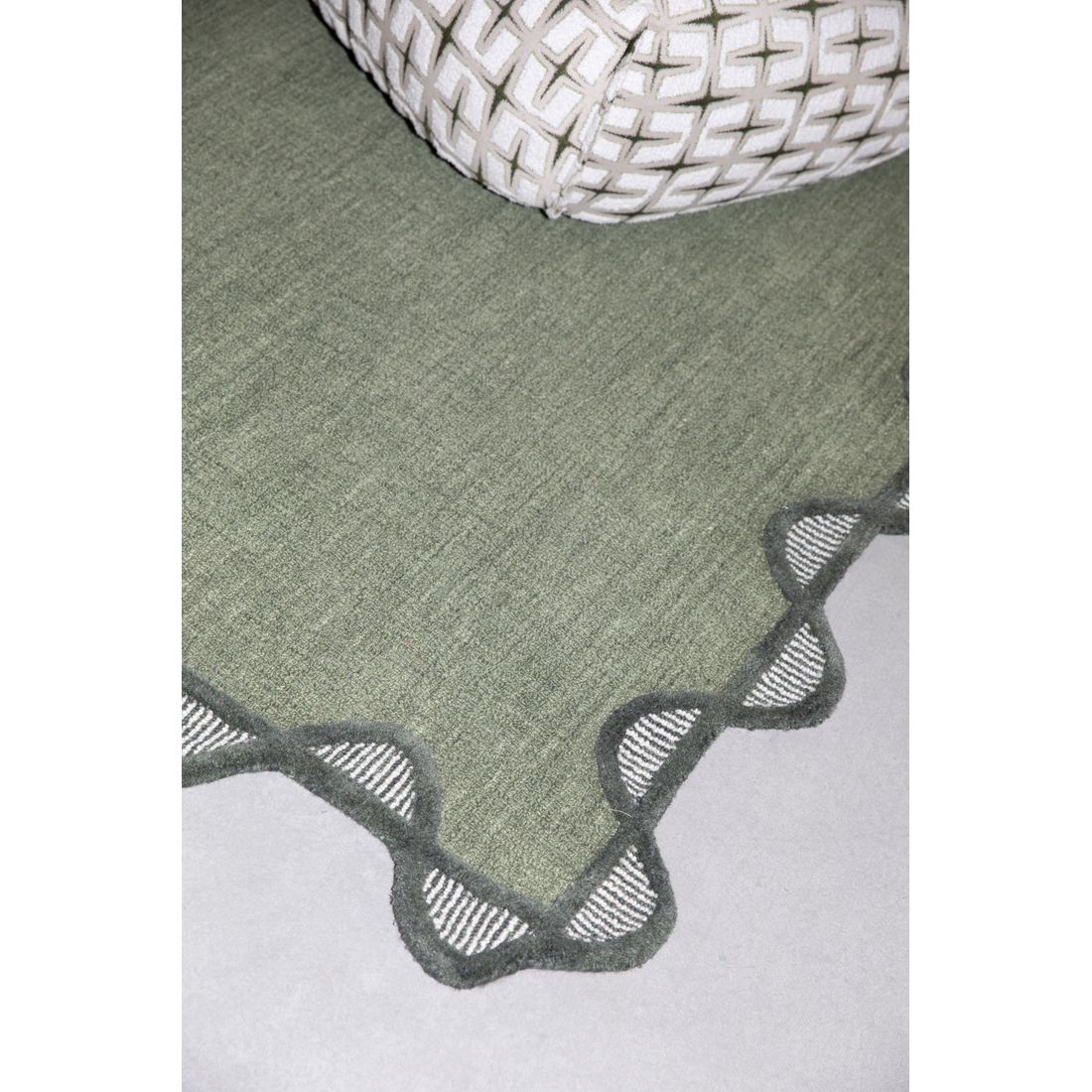 Bold Monkey Vloerkleed Sugar Lines 160x230cm Groen