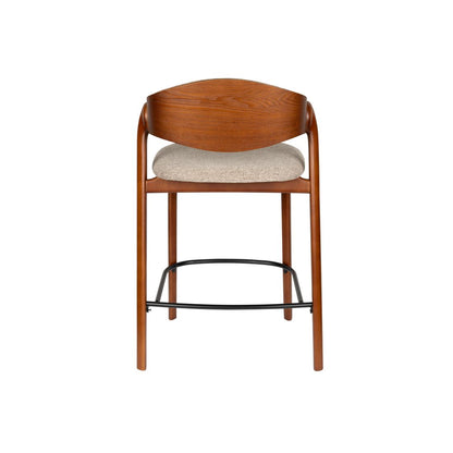 Dutchbone Barkruk Babington Walnoot