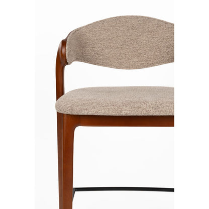 Dutchbone Barkruk Babington Walnoot