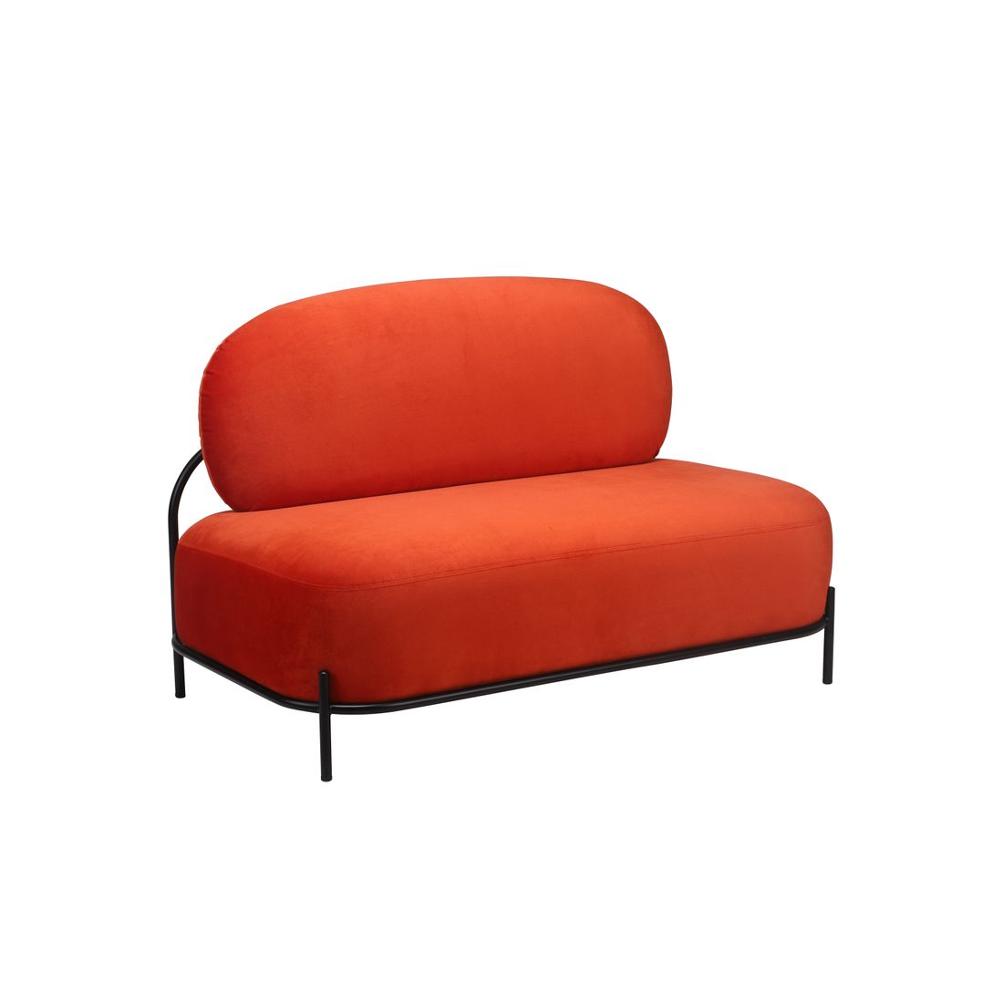 White Label Living 2-zits Bank Norah Polly Oranje