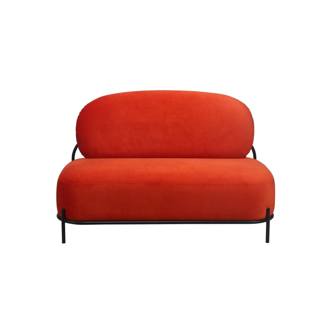 White Label Living 2-zits Bank Norah Polly Oranje