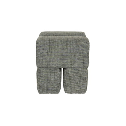 White Label Living Poef Staple Groen