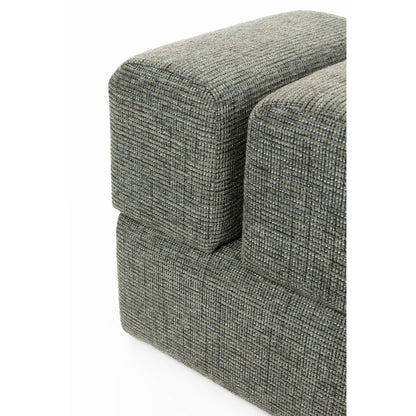 White Label Living Poef Staple Groen