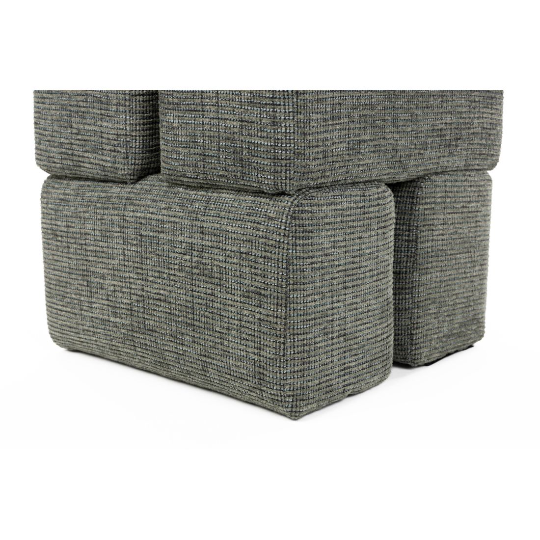 White Label Living Poef Staple Groen