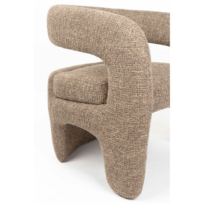 White Label Living Fauteuil Nova Brown