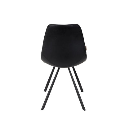 Dutchbone Eetkamerstoel Franky Zwart