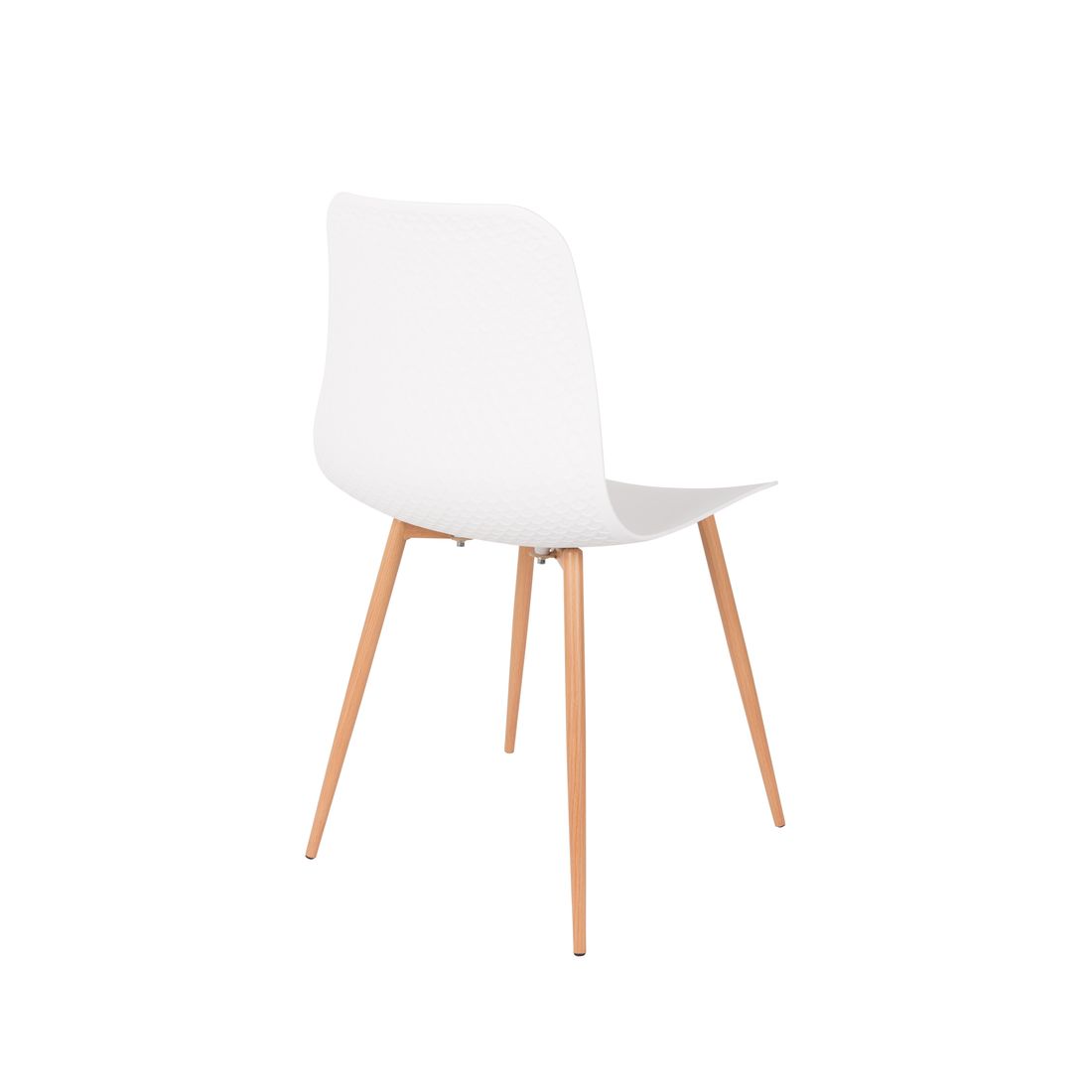 White Label Living Eetkamerstoel Leon Wit