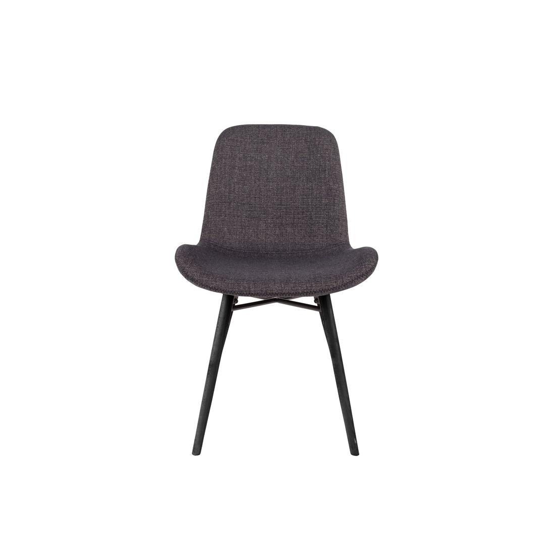 White Label Living Eetkamerstoel Lester Zwart