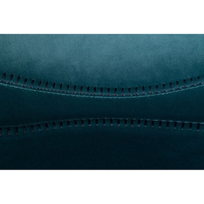 Dutchbone Eetkamerstoel Franky Velvet Blauw