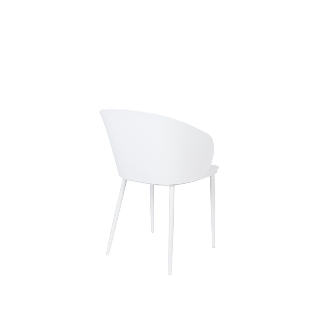 White Label Living Eetkamerstoel Gigi Wit