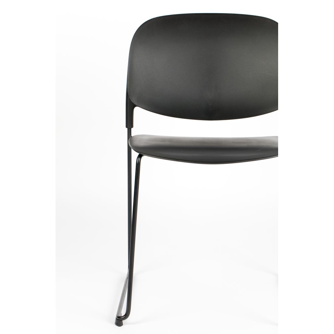 White Label Living Eetkamerstoel Stacks Zwart