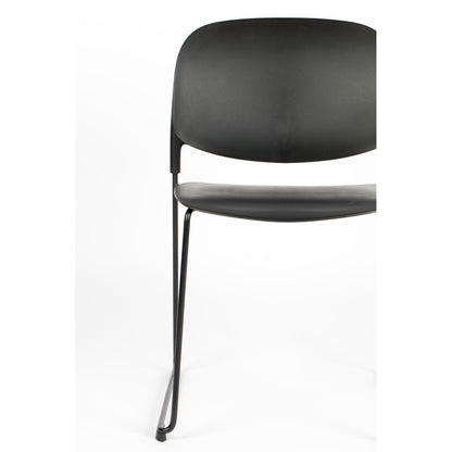 White Label Living Eetkamerstoel Stacks Zwart