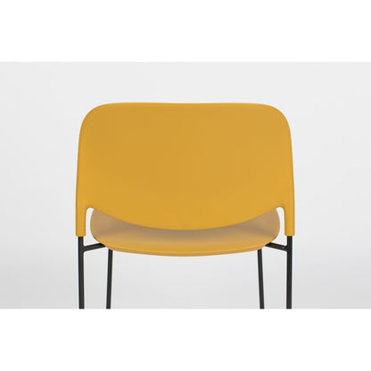White Label Living Eetkamerstoel Stacks Okergeel