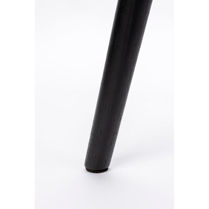 White Label Living Eetkamerstoel Jake Bouclé Wit