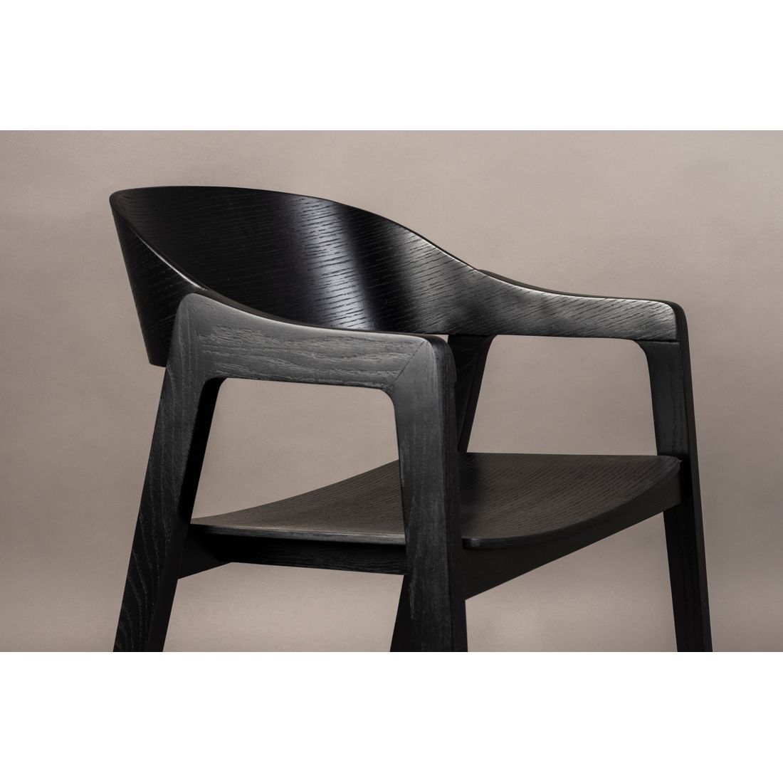 Dutchbone Eetkamerstoel Westlake Zwart