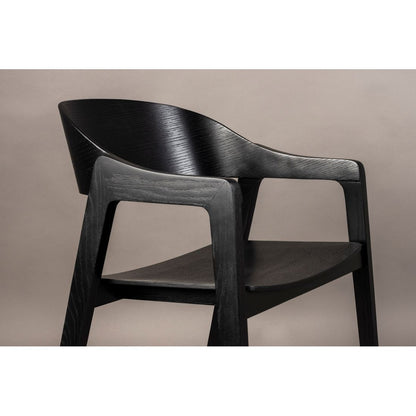 Dutchbone Eetkamerstoel Westlake Zwart