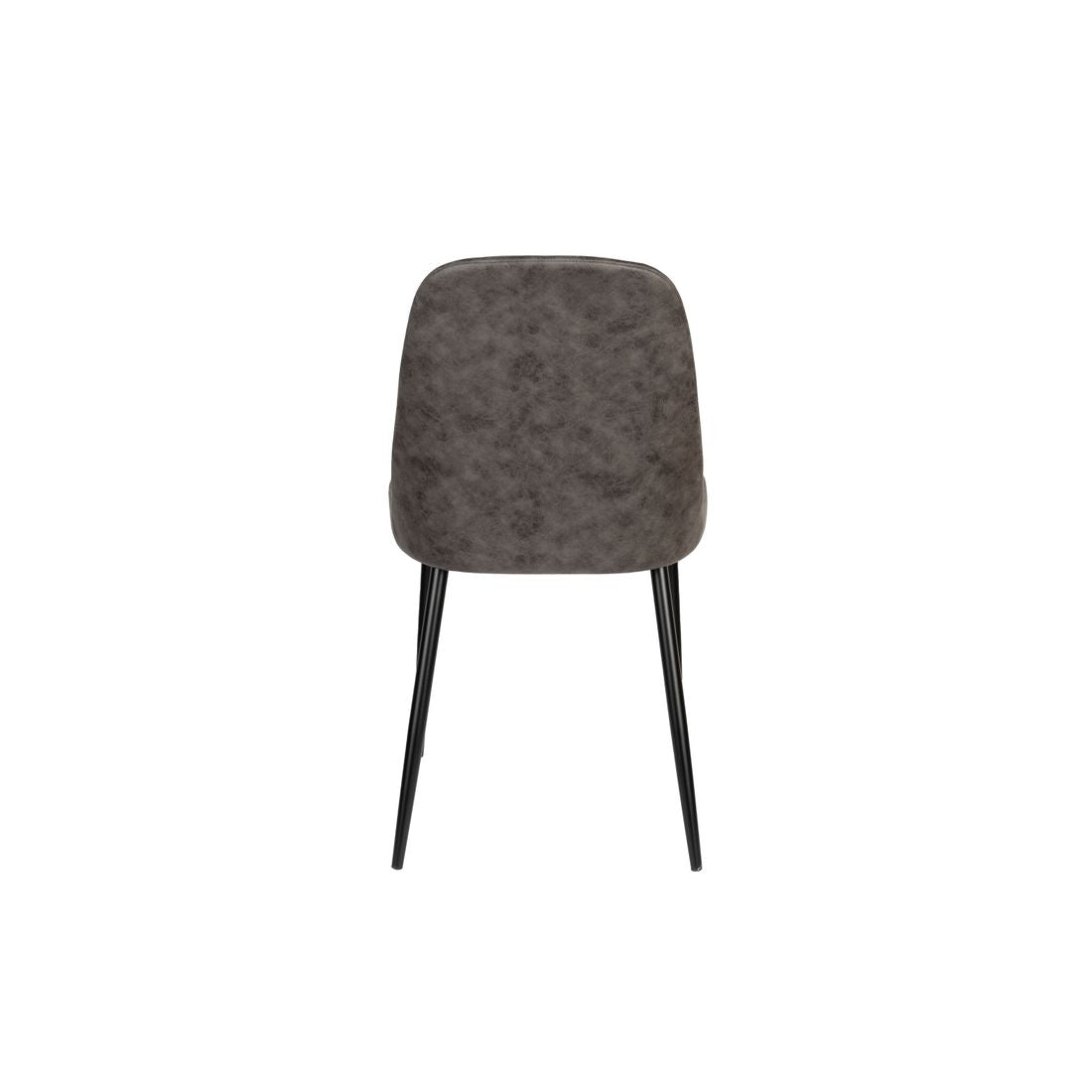 White Label Living Eetkamerstoel Alana Donkergrijs