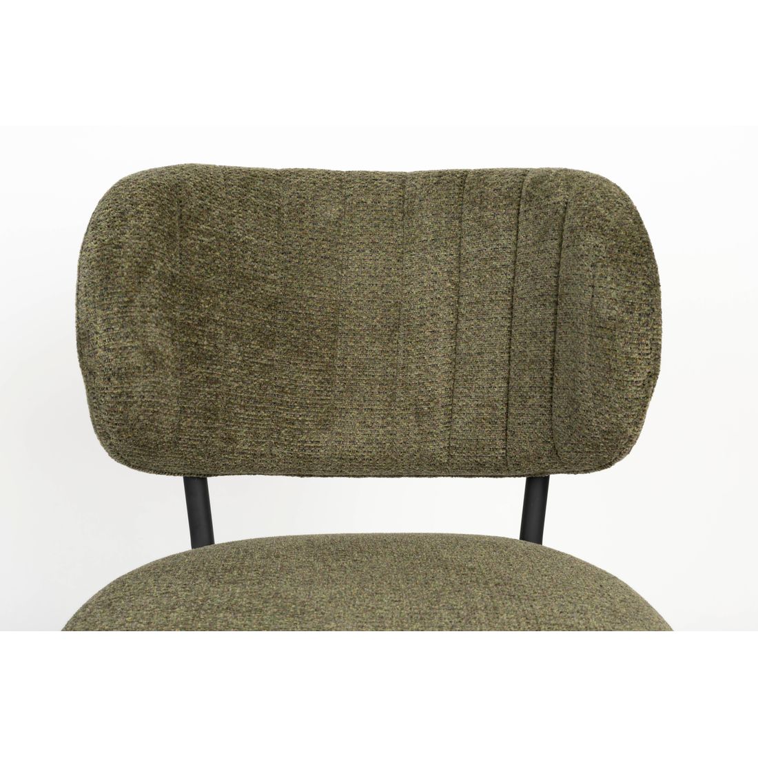 White Label Living Eetkamerstoel Sanne Groen