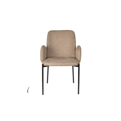 White Label Living Eetkamerstoel Tjarda Bruin