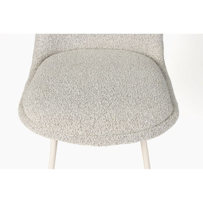 White Label Living Eetkamerstoel Fijs Wit