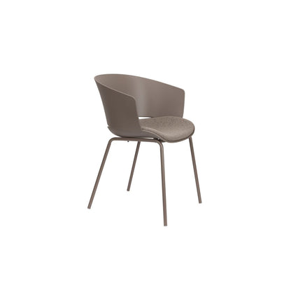 White Label Living Eetkamerstoel Jessica Grijs