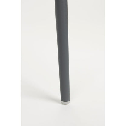 White Label Living Eetkamerstoel Jeffrey Grijs