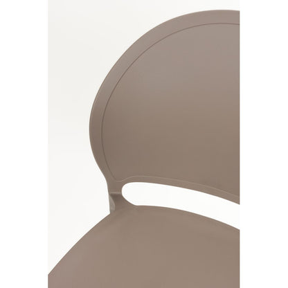 White Label Living Eetkamerstoel & Tuinstoel Sjoerd Grijs