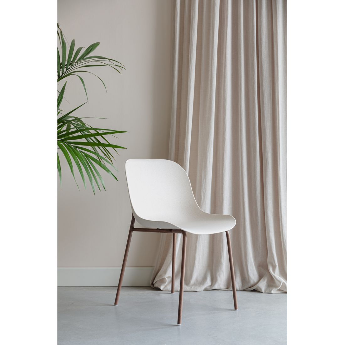 White Label Living Eetkamerstoel Wheat Wit