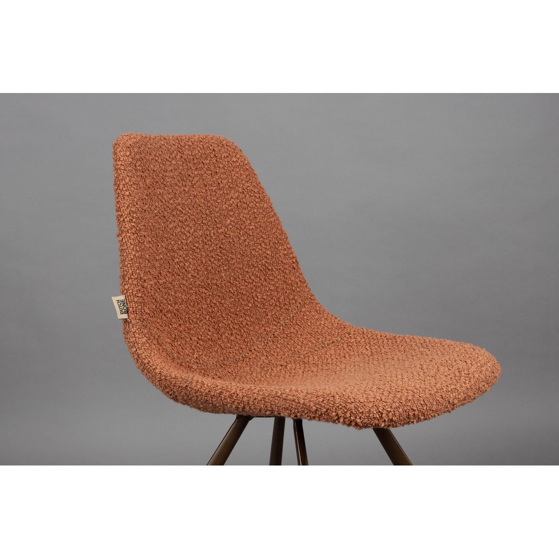 Dutchbone Eetkamerstoel Franky Bouclé Terra