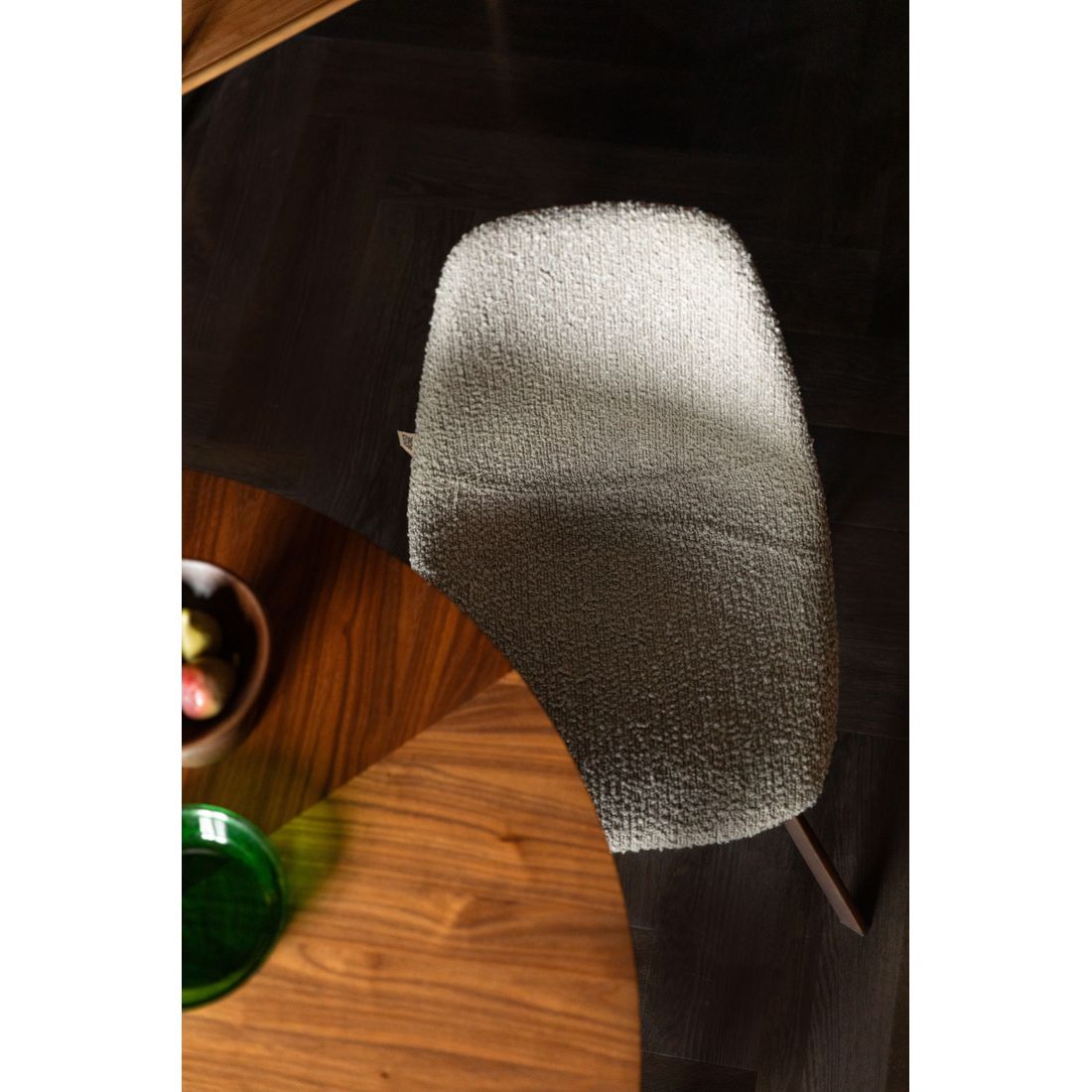 Dutchbone Eetkamerstoel Franky Bouclé Beige